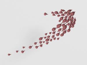 现代红色装饰挂件