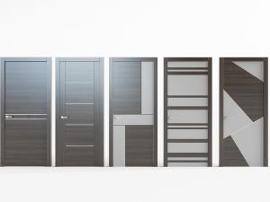 现代实木平开门