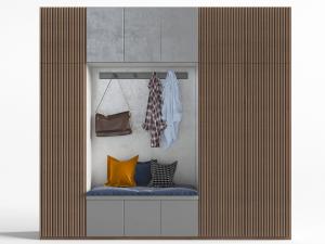 现代玄关鞋柜储物柜