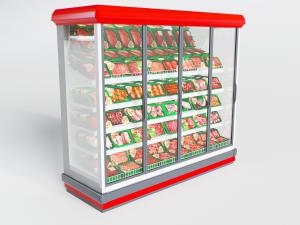 超市生鲜肉类保鲜冷藏柜货架