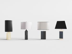 新中式黑色灯罩台灯