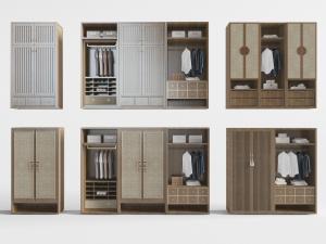 新中式实木衣柜