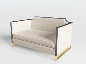 新中式多人沙发3d模型 新中式多人沙发