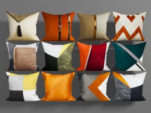 新中式图案布艺抱枕靠垫