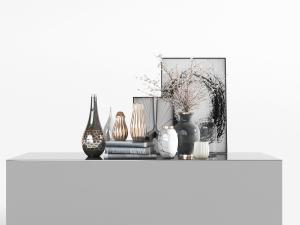 现代装饰品花瓶花卉摆件组合