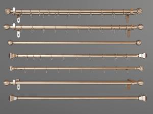 欧式金属窗帘杆