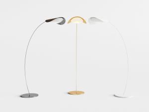 现代弧形支架的落地灯