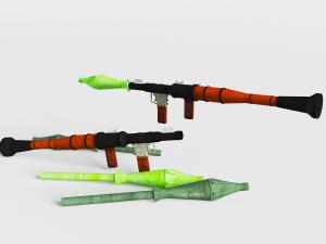 现代儿童玩具声光手雷火箭炮软弹枪