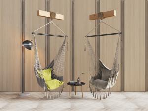 北欧秋千吊椅角几