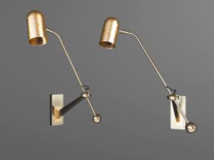 现代金属灯罩可调整方向壁灯