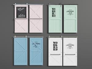 工业风谷仓推拉门