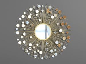 现代放射状墙面装饰挂件