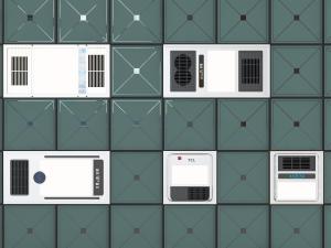 现代空调扇暖风机