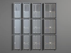 新中式双扇子母平开门