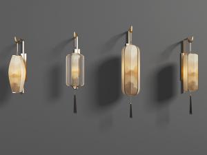 新中式吊坠壁灯