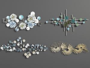 新中式花形墙饰挂件