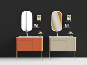 现代轻奢洗手台洗手盆浴室镜