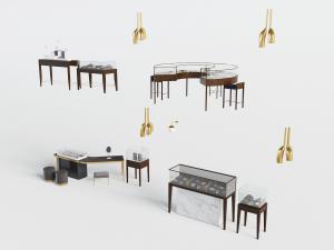 新中式首饰售卖柜、展示柜