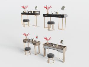 现代轻奢化妆梳妆台