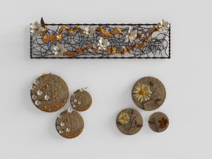 中式编织墙饰挂件