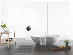 北欧椭圆形陶瓷浴缸浴盆卫浴小件