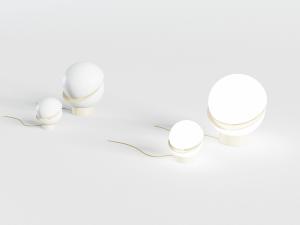 现代轻奢半圆台灯