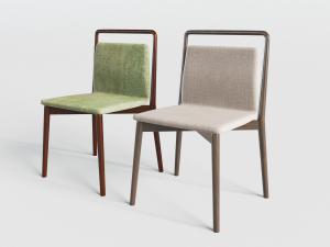 北欧实木边框的餐椅