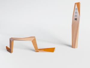 现代异形大门、指示牌