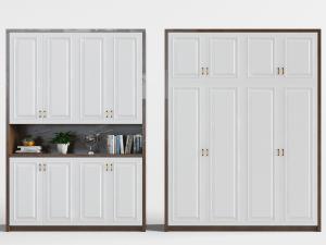 北欧实木装饰柜衣柜