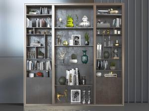 新中式实木装饰柜