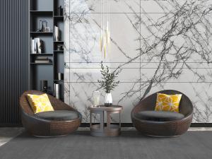 现代圆形单人沙发3d模型 现代圆形单人沙发