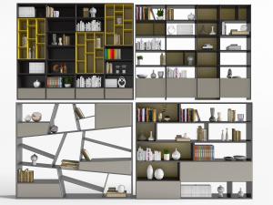 现代套色装饰柜