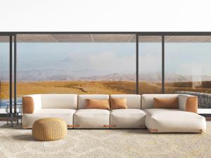 后现代布艺转角多人沙发3d模型 后现代布艺转角多人沙发