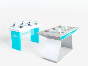 现代手机架上手机摆设展示桌