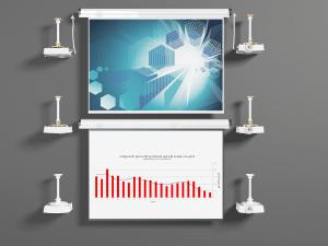 投影仪器和幕布