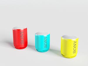 现代索尼耳机音响3d模型 现代索尼耳机音响