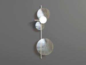 现代圆形墙饰挂件壁灯