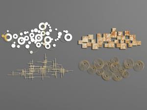 新中式金属墙饰挂件