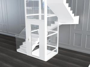 现代旋转楼梯和观光电梯3d模型 现代旋转楼梯和观光电梯