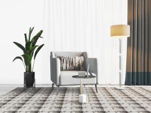 新中式单人沙发3d模型 新中式单人沙发