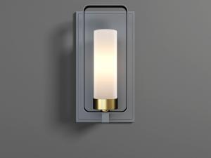 新中式方形灯盘的壁灯