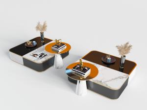 现代轻奢茶几边几