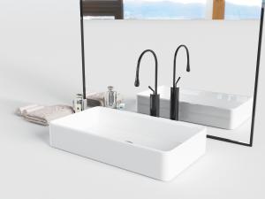 现代洗手洗脸盆浴室镜水龙头3d模型 现代洗手洗脸盆浴室镜水龙头
