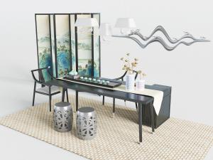 新中式茶台茶桌