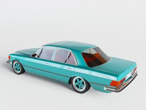 老式奔驰小汽车轿车3d模型 老式奔驰小汽车轿车