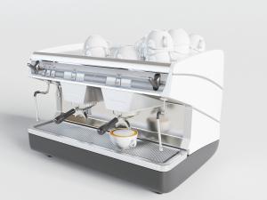 现代金属意式咖啡机