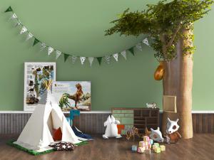 现代儿童活动区帐篷积木玩具