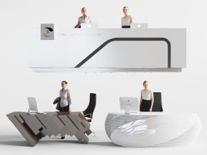 后现代前台接待台