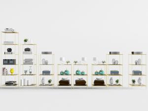 新中式金属架装饰架