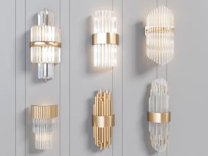 现代水晶壁灯
